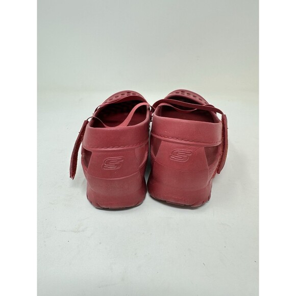 Skechers  Ladies Red Womens Sandals Comfort Foam Flats Summer Shoes UK‎ Size 7.5 - Picture 5 of 9